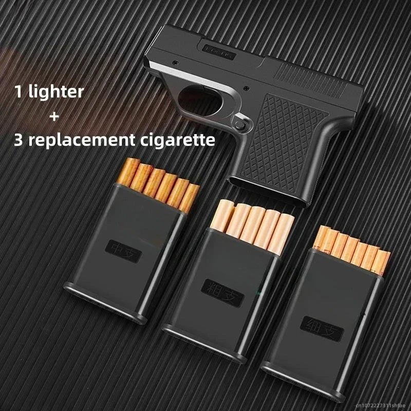 Encendedor de gas tipo pistola para cigarrillos