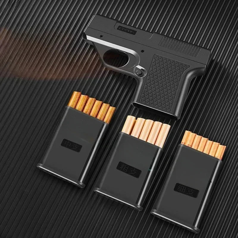 Encendedor de gas tipo pistola para cigarrillos